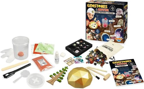 Mega kőzetek és ásványok felfedező és kísérletező készlet