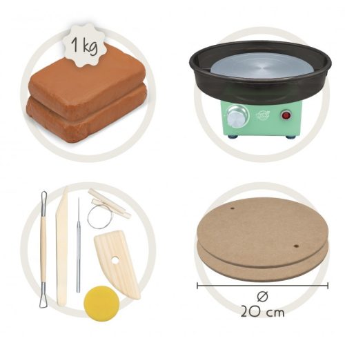 Professzionális Stúdió, Profi agyag kerámiakészítő korongozó készlet