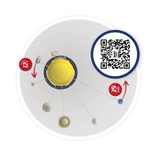 Motorizált naprendszer megvilágítással