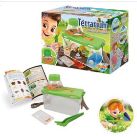 Terrárium nagyítóval