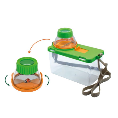 Terrárium nagyítóval