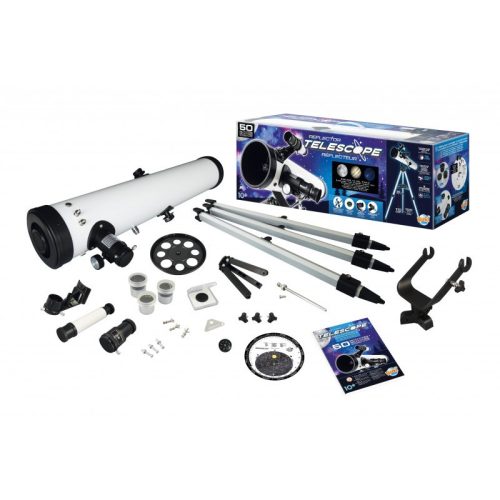 Teleszkóp állvánnyal és 50 tevékenységgel