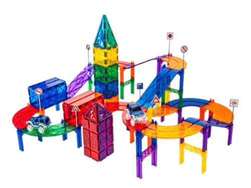 EliFix mágneses építőjáték - autópálya 100 db