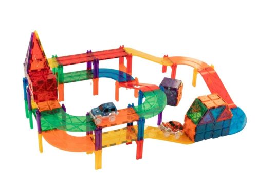 EliFix mágneses építőjáték - autópálya 100 db